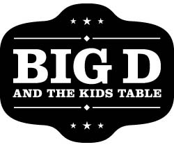 Band page for Big D and the Kids Table