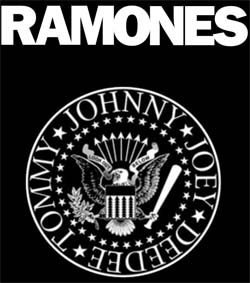 Band page for Ramones