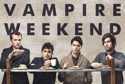 Band page for Vampire Weekend