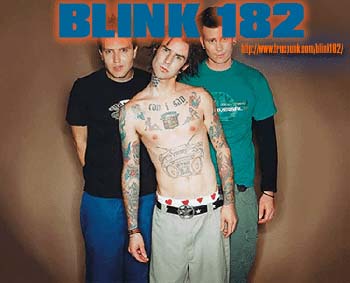 Photo of the guys in blink 182