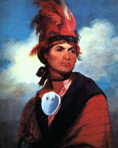 josephbrant Joseph Brant, also known by his Indian name Thayendanegea, was the most famous Mohawk of the Revolutionary War era. He originally worked for the British as a soldier and translator, given his Christian name while being educated by the English. Eventually he became a tribal chief and led the Iroqouis into battle against the American Rebellion with the British Empire as their ally.