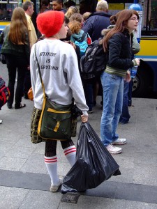 When being a punk and taking classes, attitude is everything