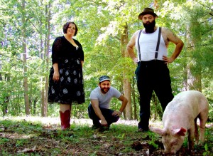 The Reverend Peyton's Big Damn Band. The hog is just for looks.