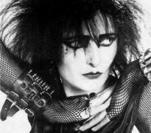 siouxsie The fishnets and leather we take for granted today were popularized by Sioux as shocking and sexually "deviant".