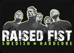 Band page for Raised Fist